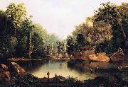 Robert S.Duncanson Little Miami River Sweden oil painting artist